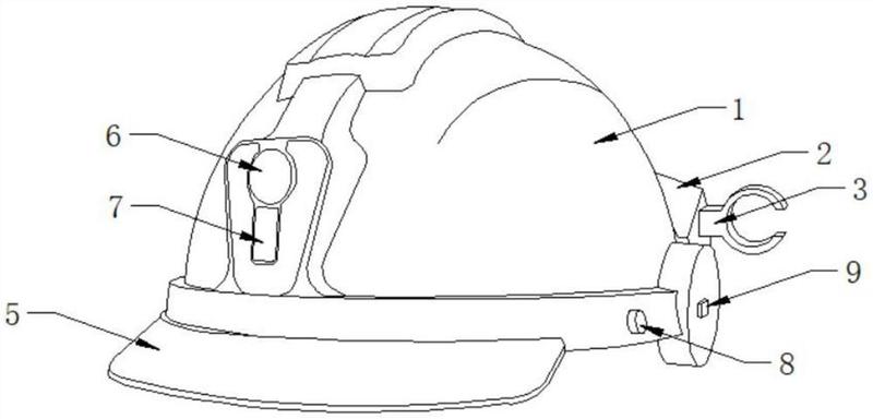 公开了一种可人体散热降温的安全帽,包括帽体,支架,导热片和风冷结构