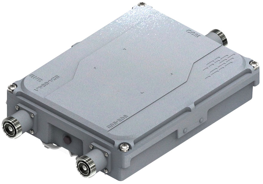 摘要附图摘要1.本外观设计产品的名称:室外合路器.2.