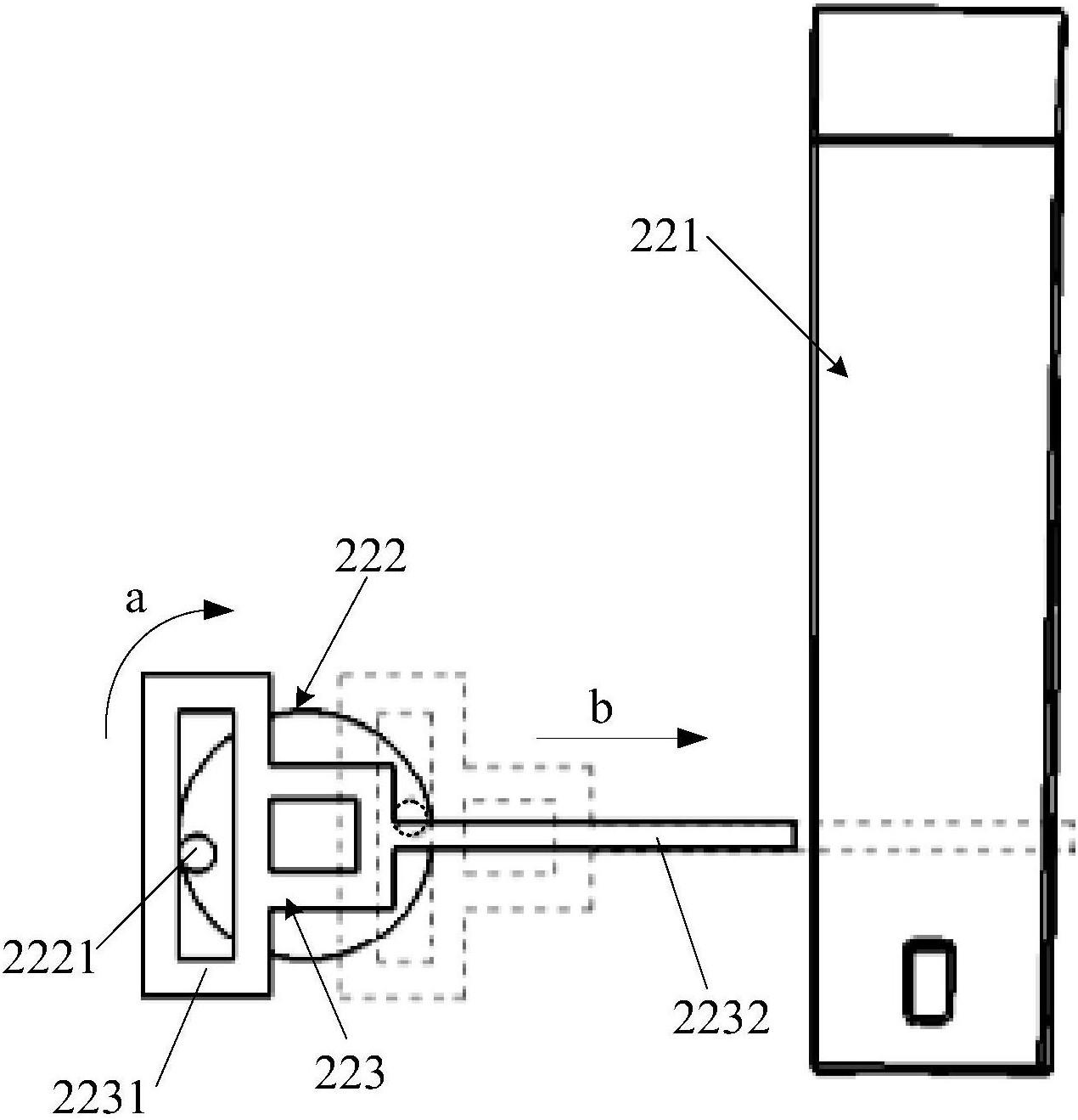 其中,该汽车手套箱包括:手套箱本体以及把手结构;其中,手套箱本体可