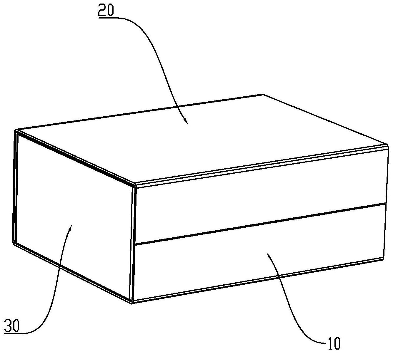 一种盒盖可定角度的单板摇盖盒结构-爱企查