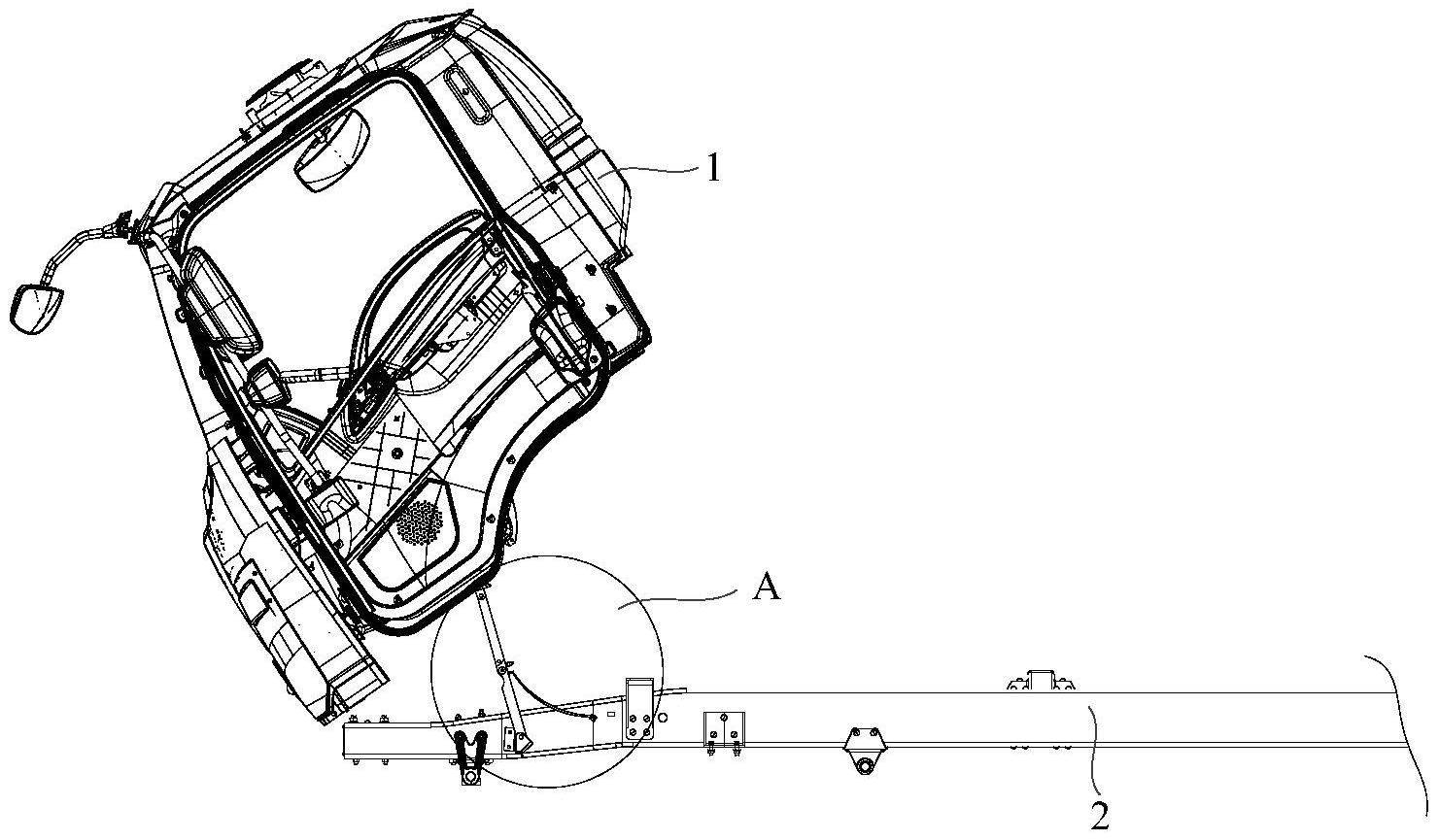 驾驶室翻转机构图解图片