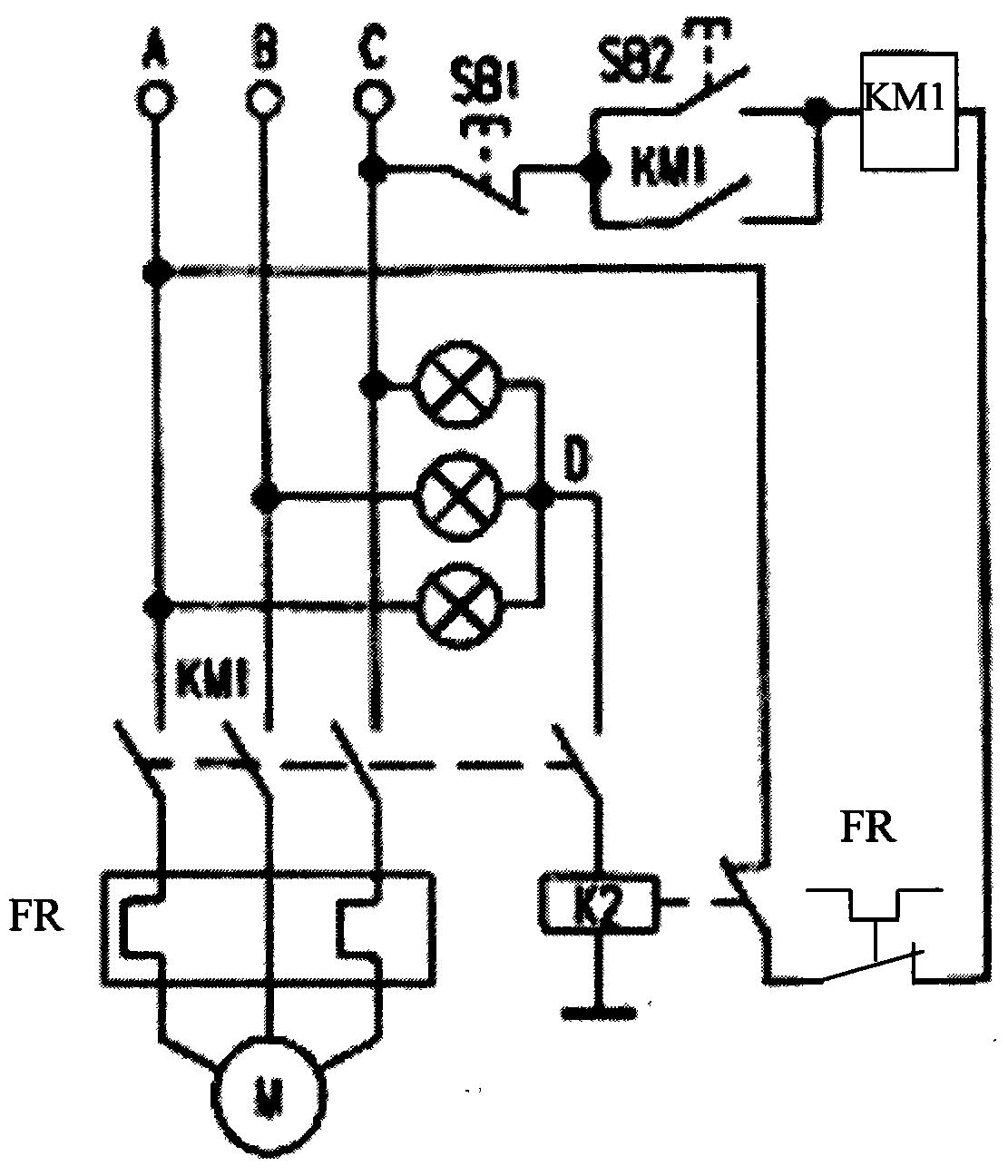 帶缺相保護的三相電機電路-愛企查