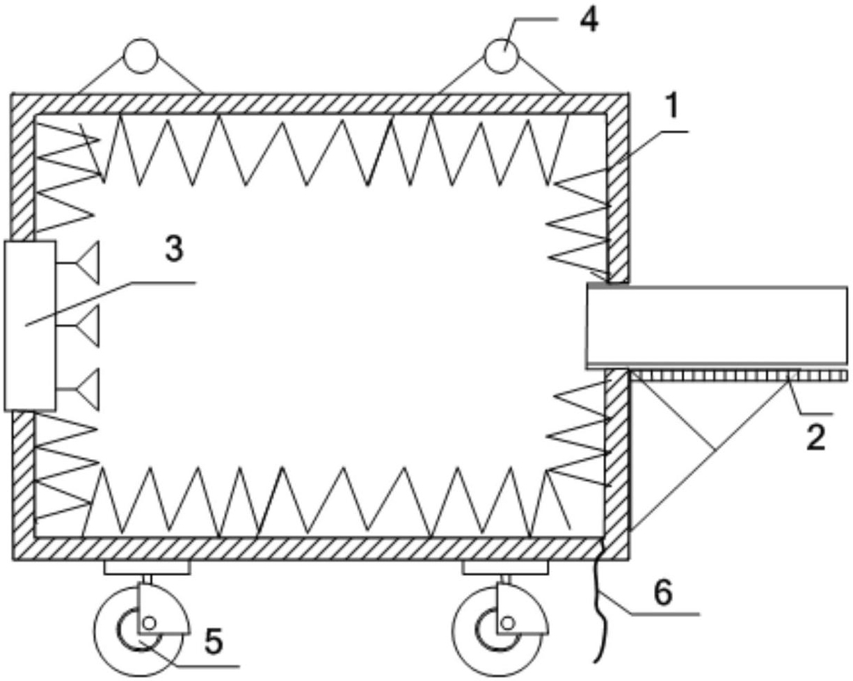 一种微波测试暗箱