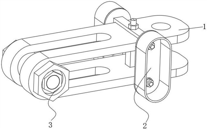包括直角挂板主体,所述直角挂板主体上设置有安装组件,且直角挂板主体