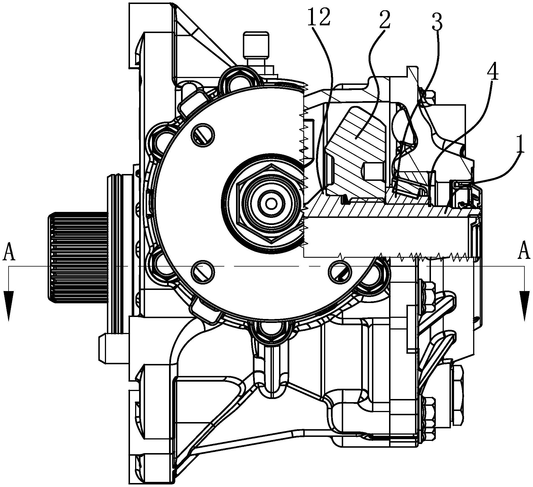 一种汽车取力器盆齿安装结构-爱企查