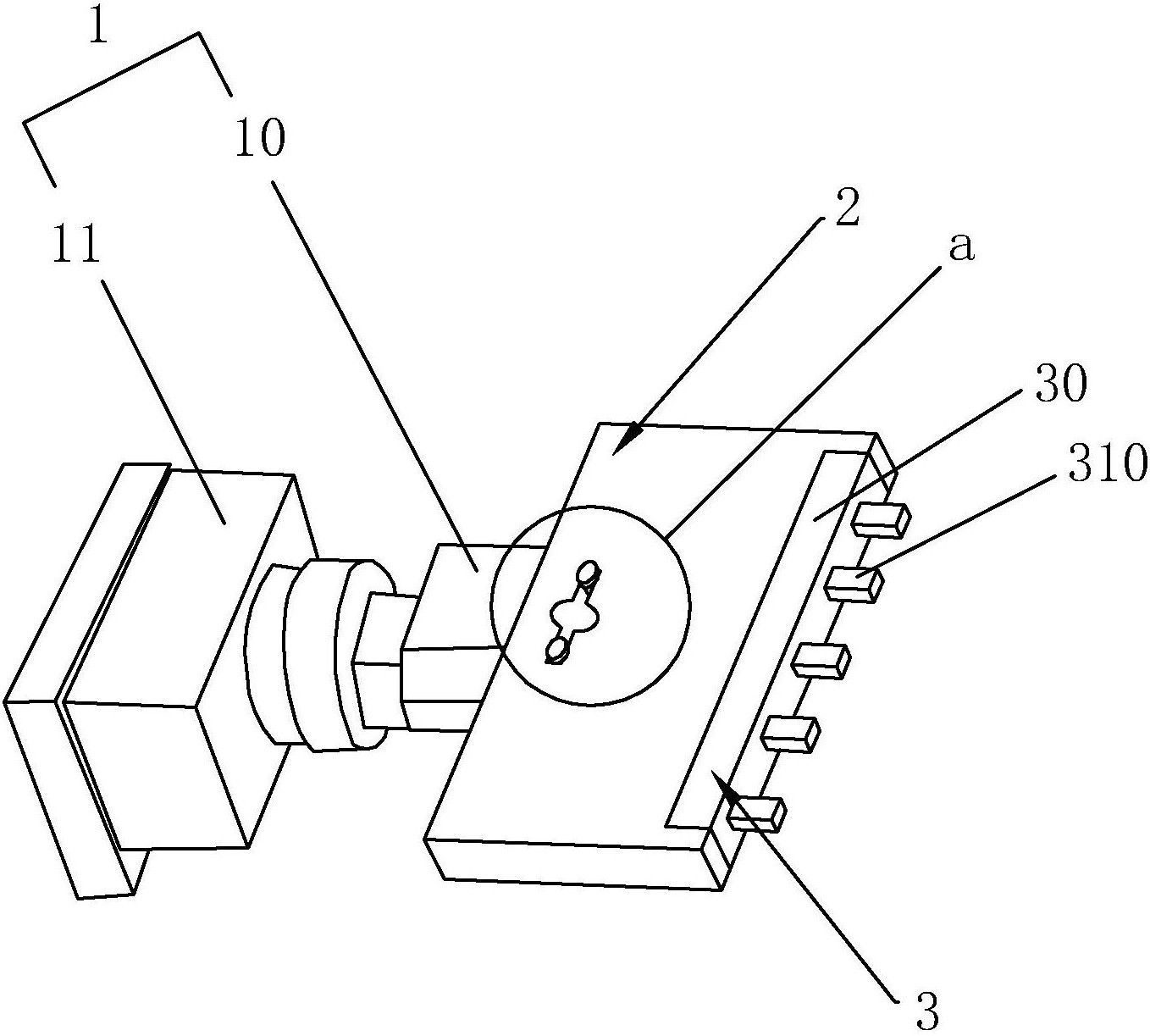 新型公开了一种移印机上的传输装置,连接板与传输板为可拆卸的结构