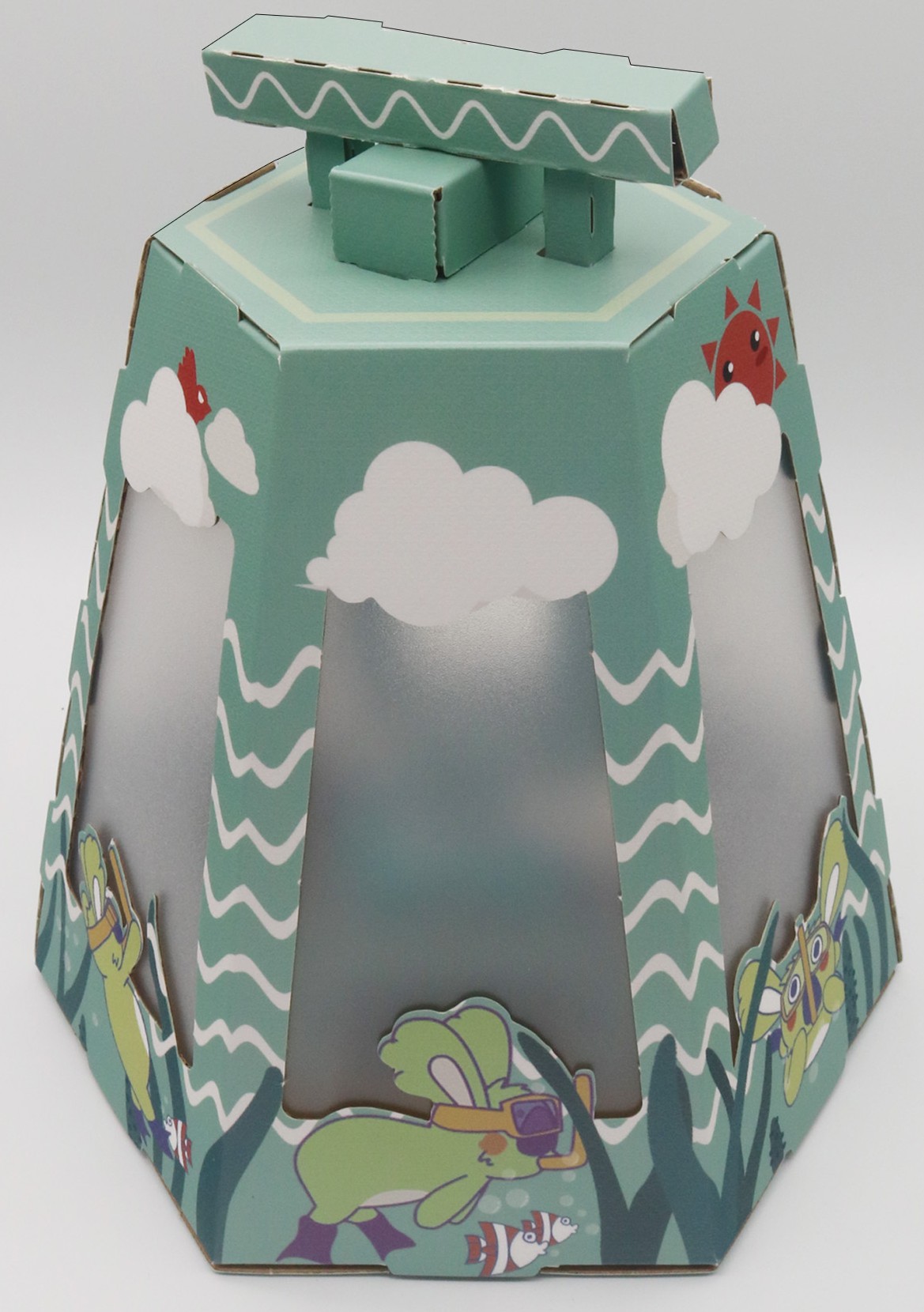 摘要附图摘要1.本外观设计产品的名称:玩具(磁力马灯).2.