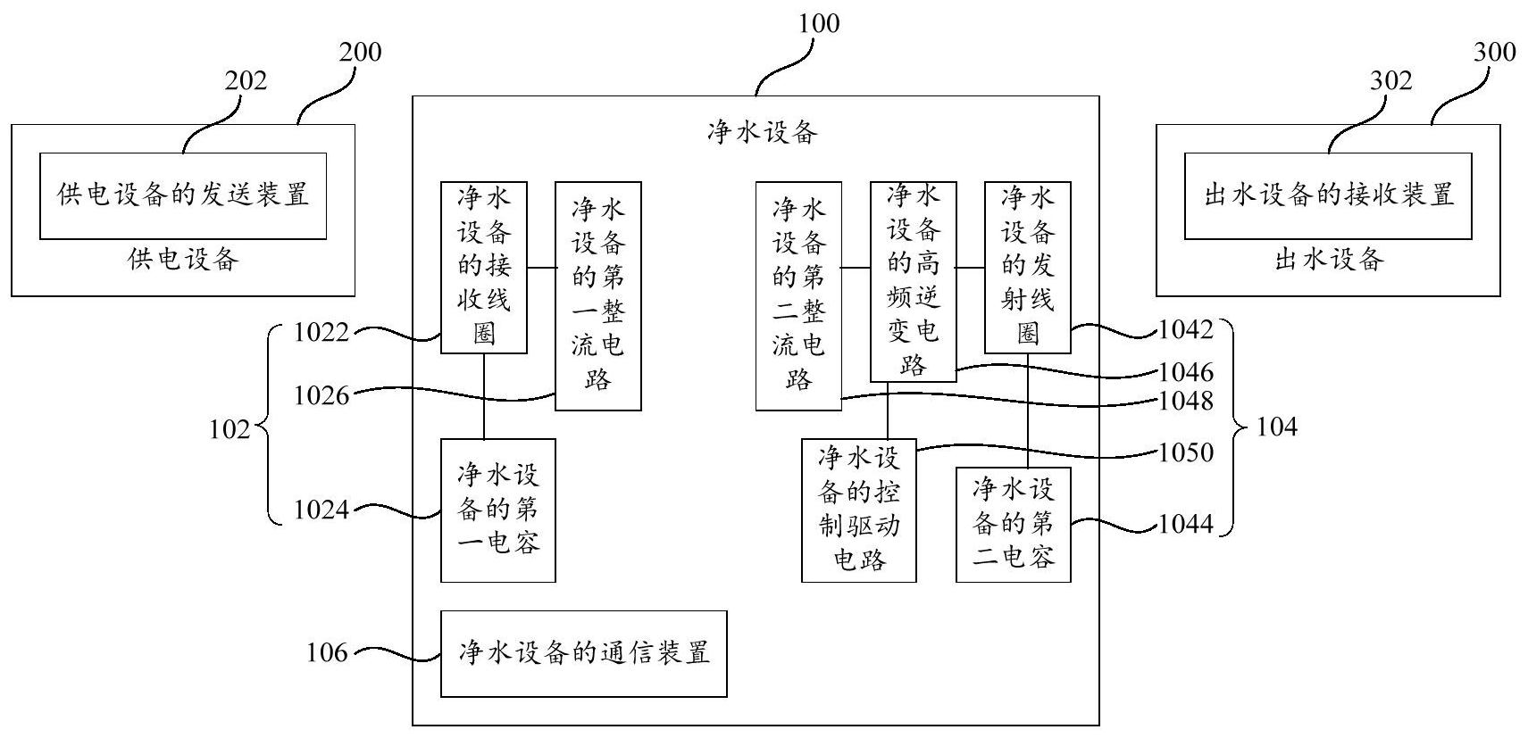 美的净水机线路图图片