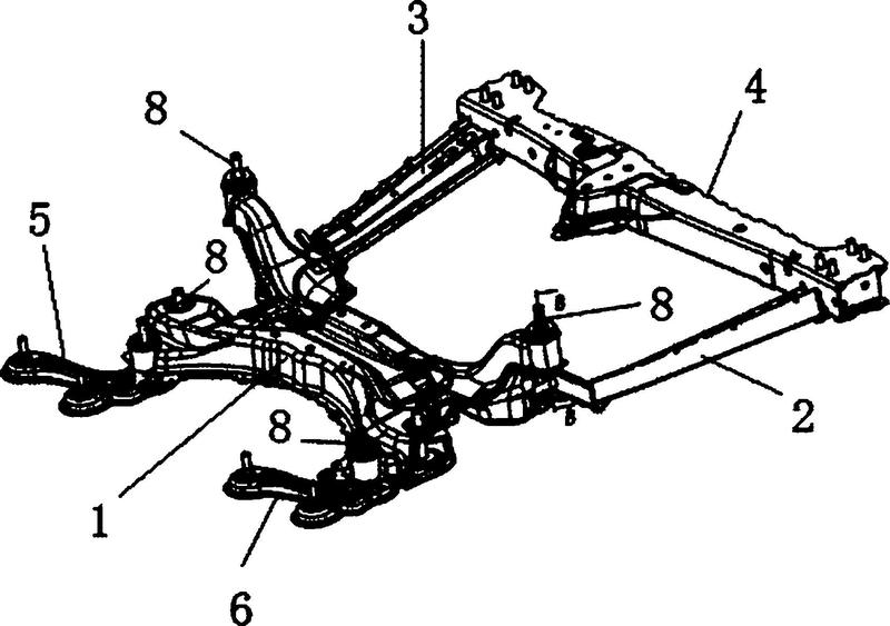 副车架与车身连接图图片