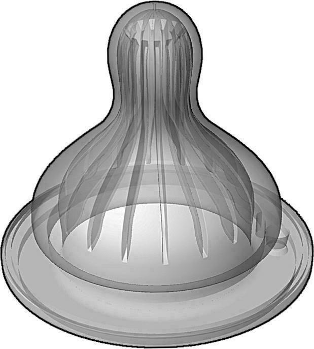 摘要附图摘要1.         外观设计产品的名称奶嘴.2.