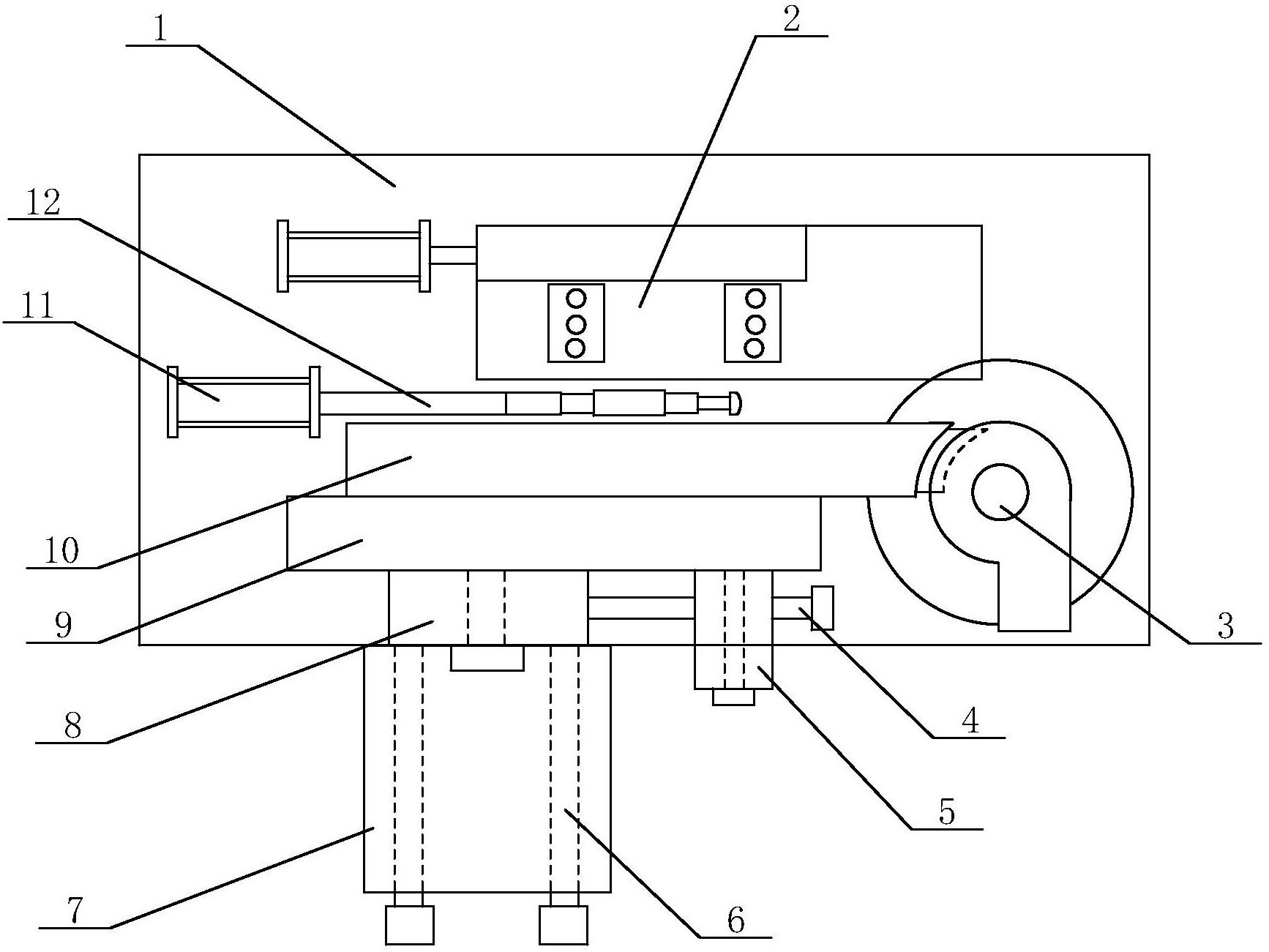 弯管机防皱板固定装置