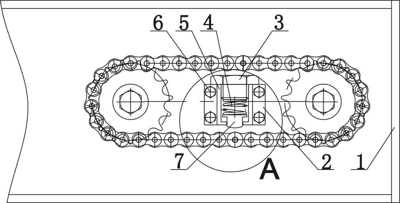 一种传动链条自动张紧机构