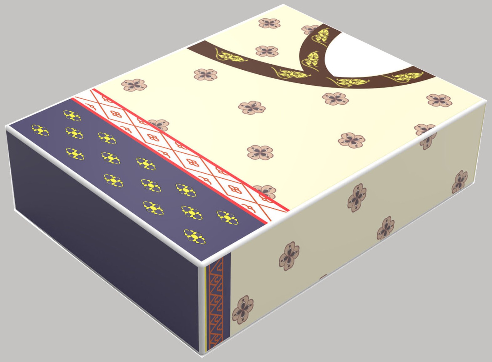 2.本外观设计产品的用途:本外观设计产品用于纸巾的包装.