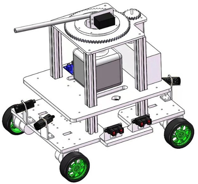 2.本外观设计产品的用途:在给植物浇水时使用的机器人.