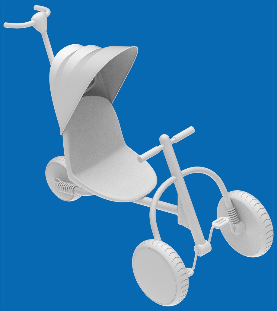 摘要附图摘要1.本外观设计产品的名称儿童三轮车.2.