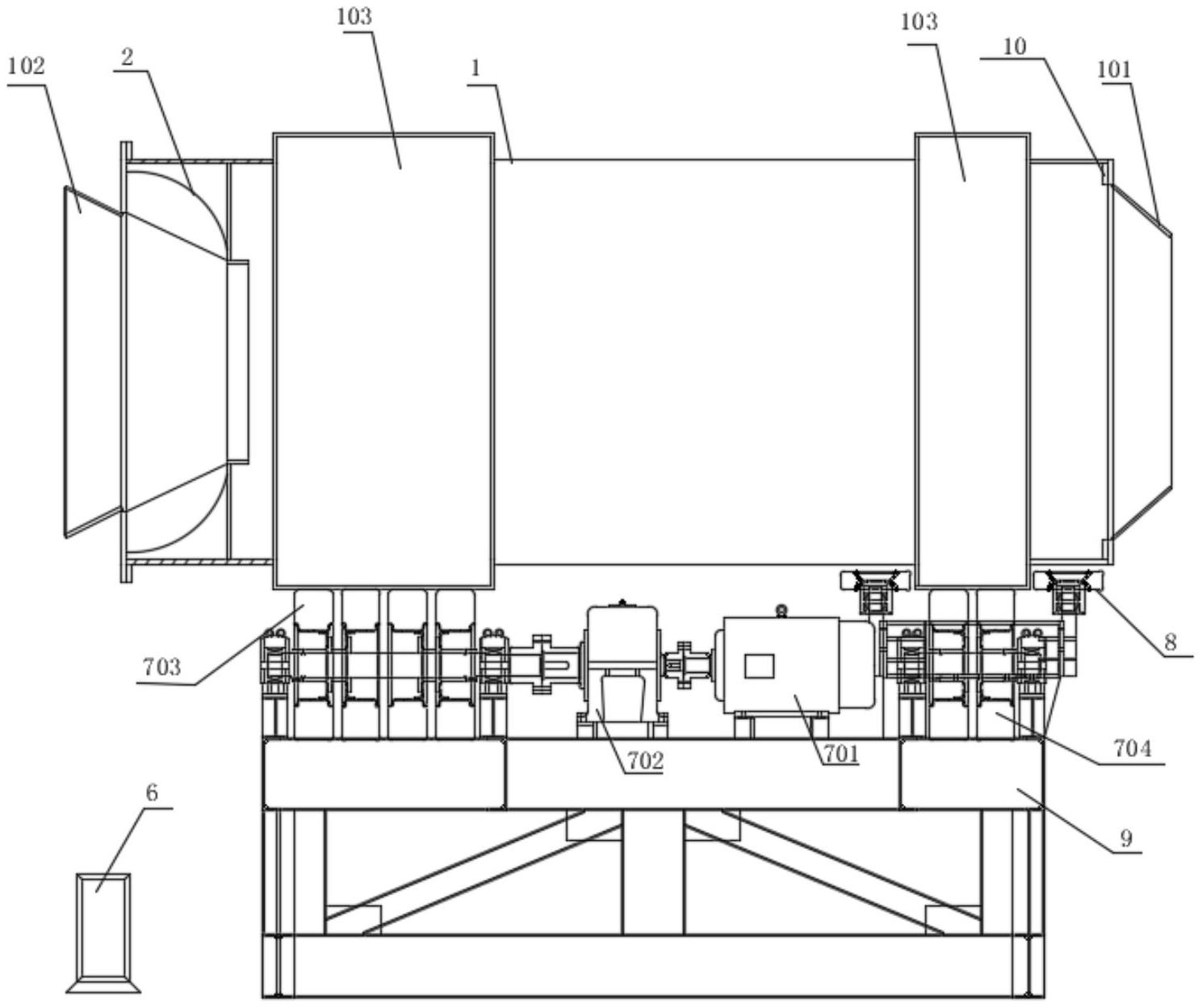 一种重型滚筒洗矿机