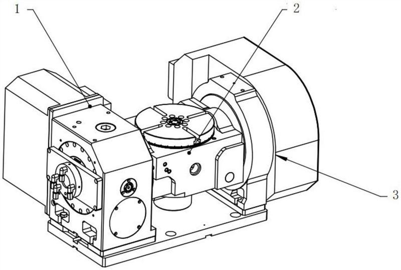 一种五轴转台的回转油路结构-爱企查