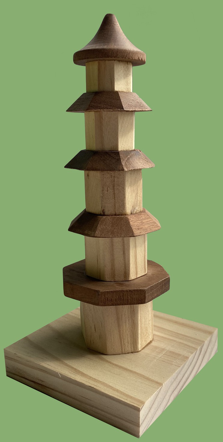 摘要附图摘要1.本外观设计产品的名称建筑模型(佛塔).2.