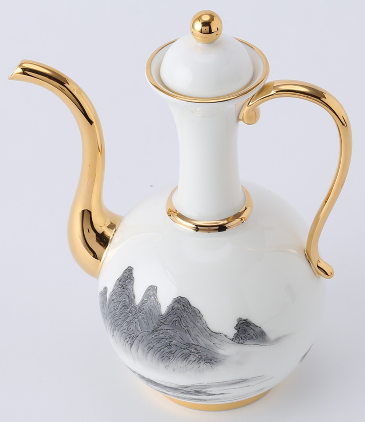 摘要附图摘要1.本外观设计产品的名称:酒具(千里江山);2.