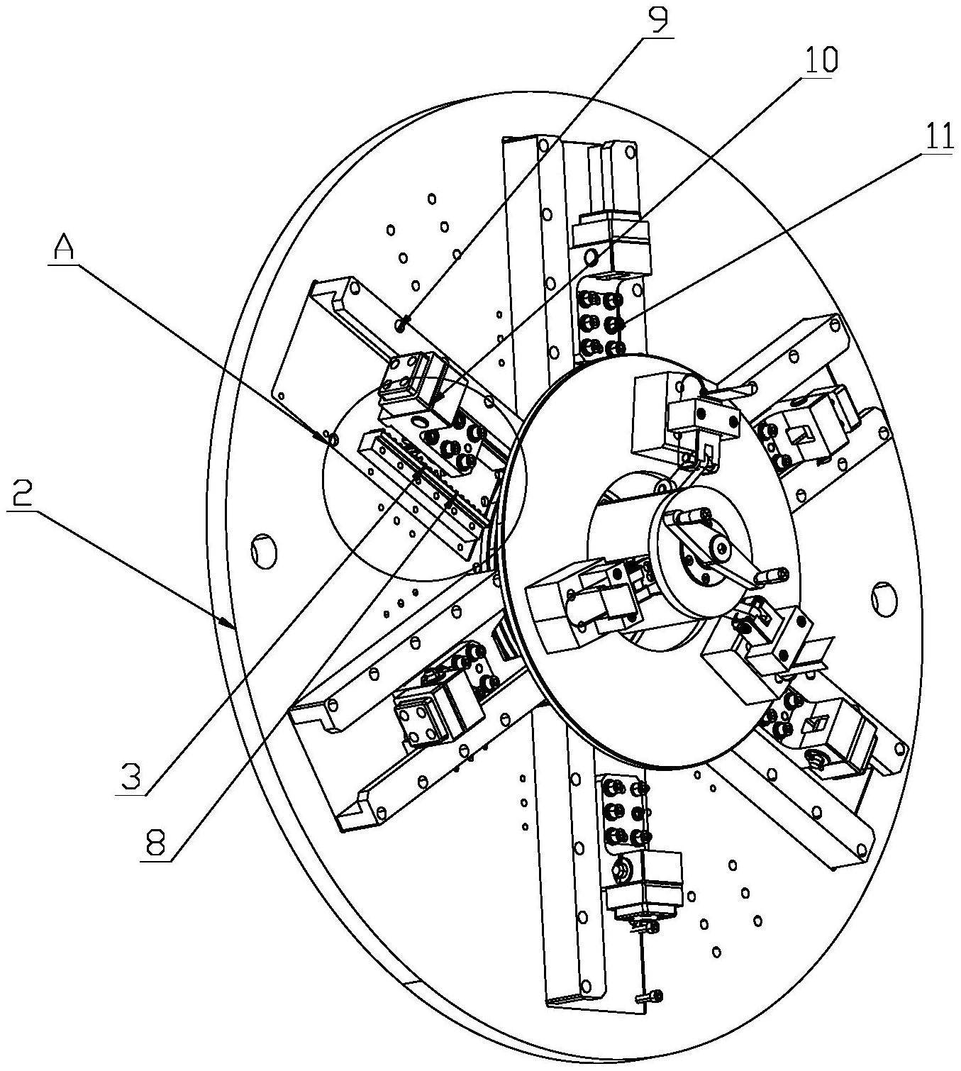 一种同步均力等速变径筒体内撑圆机构-爱企查