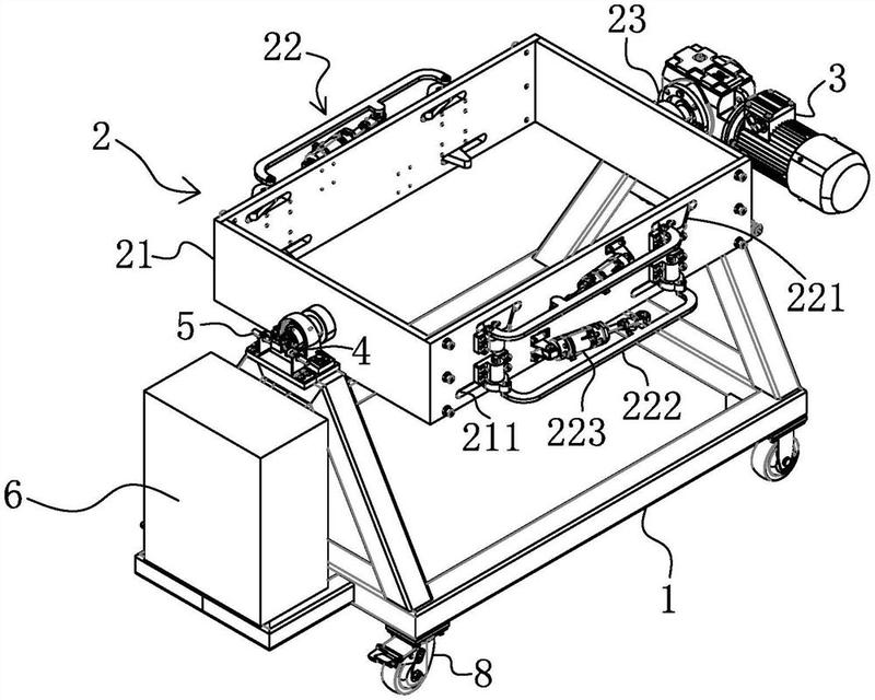 本实用新型涉及一种工件翻面装置,包括机架,所述机架上设置有翻面机构