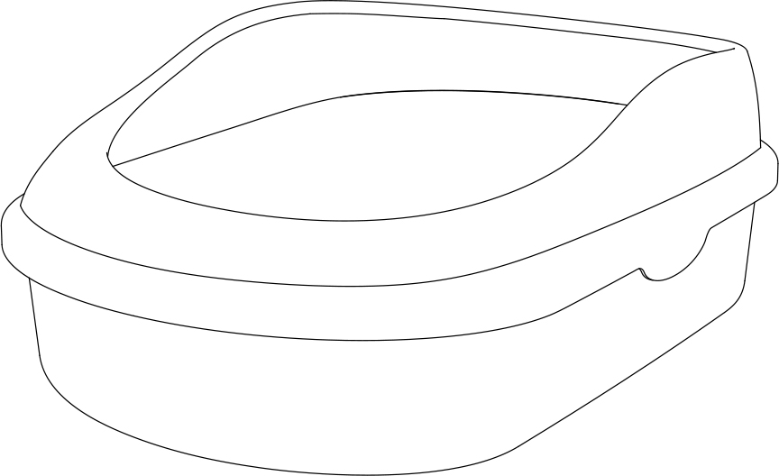 半封闭式猫砂盆-爱企查