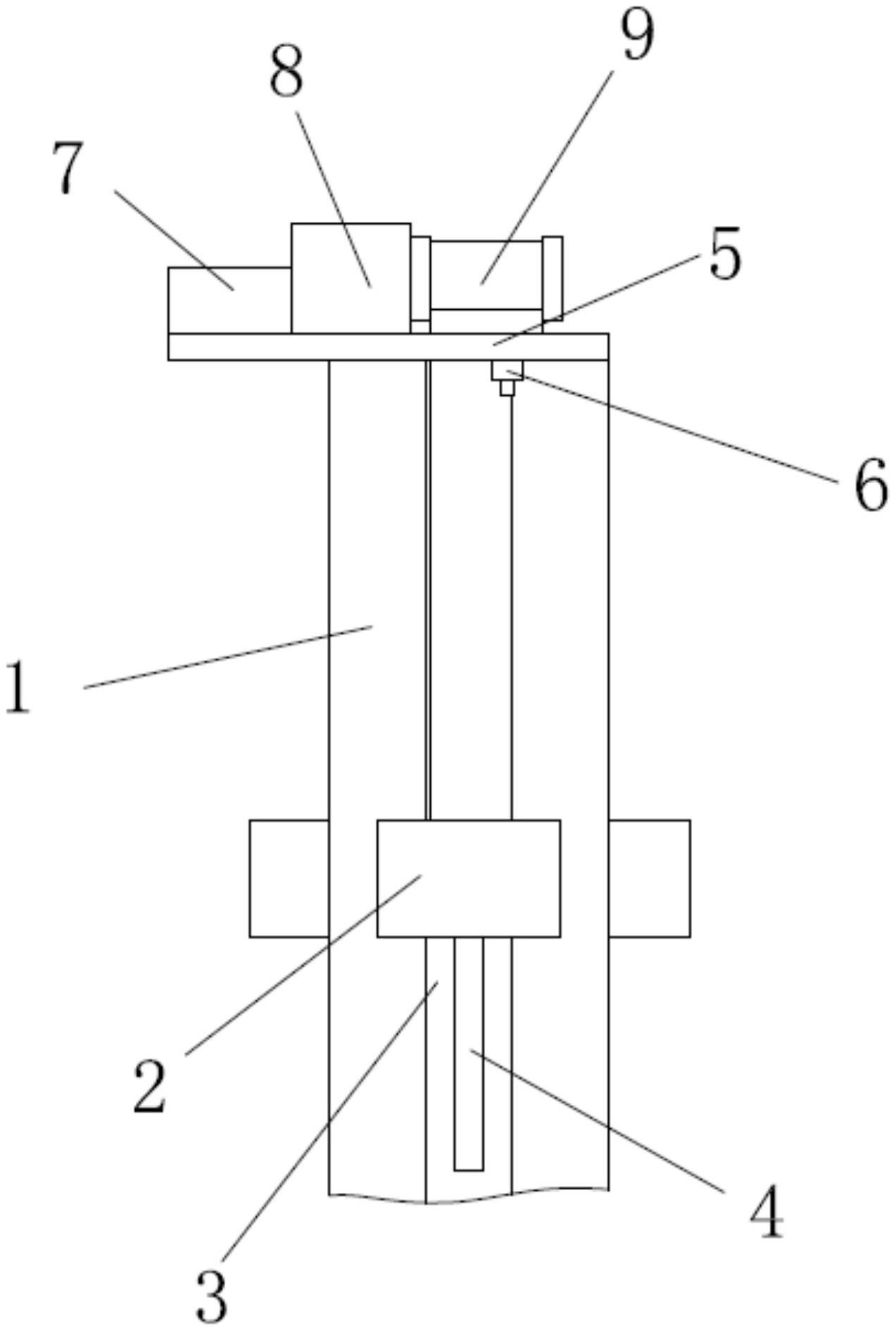 一种带有高度检测装置的转炉氧枪结构