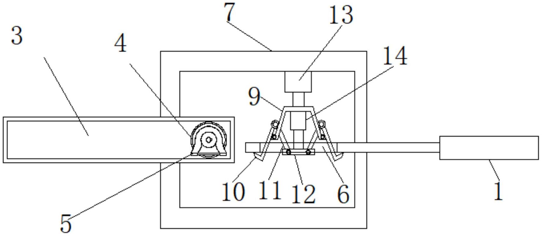 涉及夾具技術領域,包括液壓推杆,所述液壓推杆的輸出端連接有夾具塊