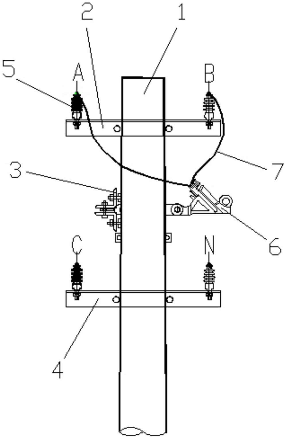 一种新型农村电网架空线路杆塔安装结构-爱企查
