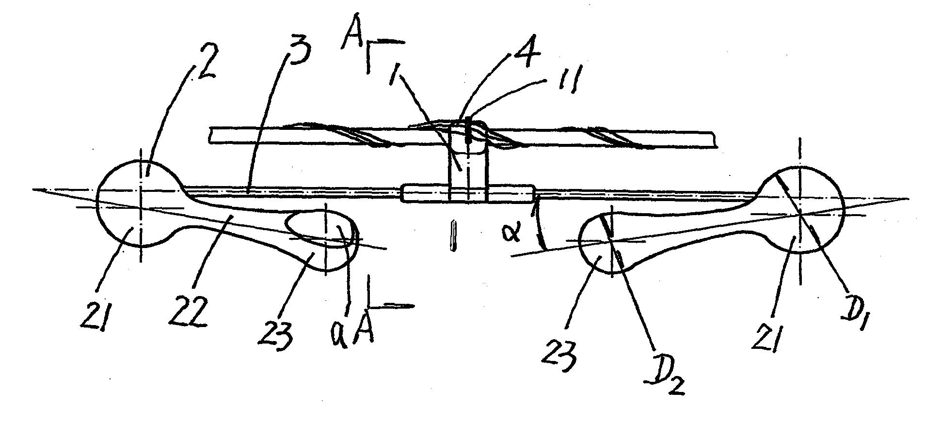 由线夹,锤体,钢绞线,至少一根预绞丝组成,线夹与钢绞线固装连接,所述