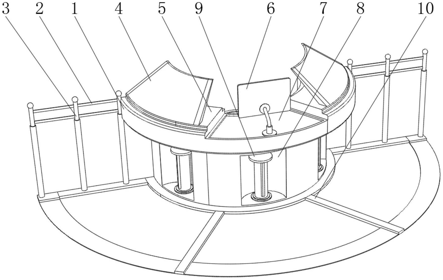一种电力营业厅用多功能引导台-爱企查