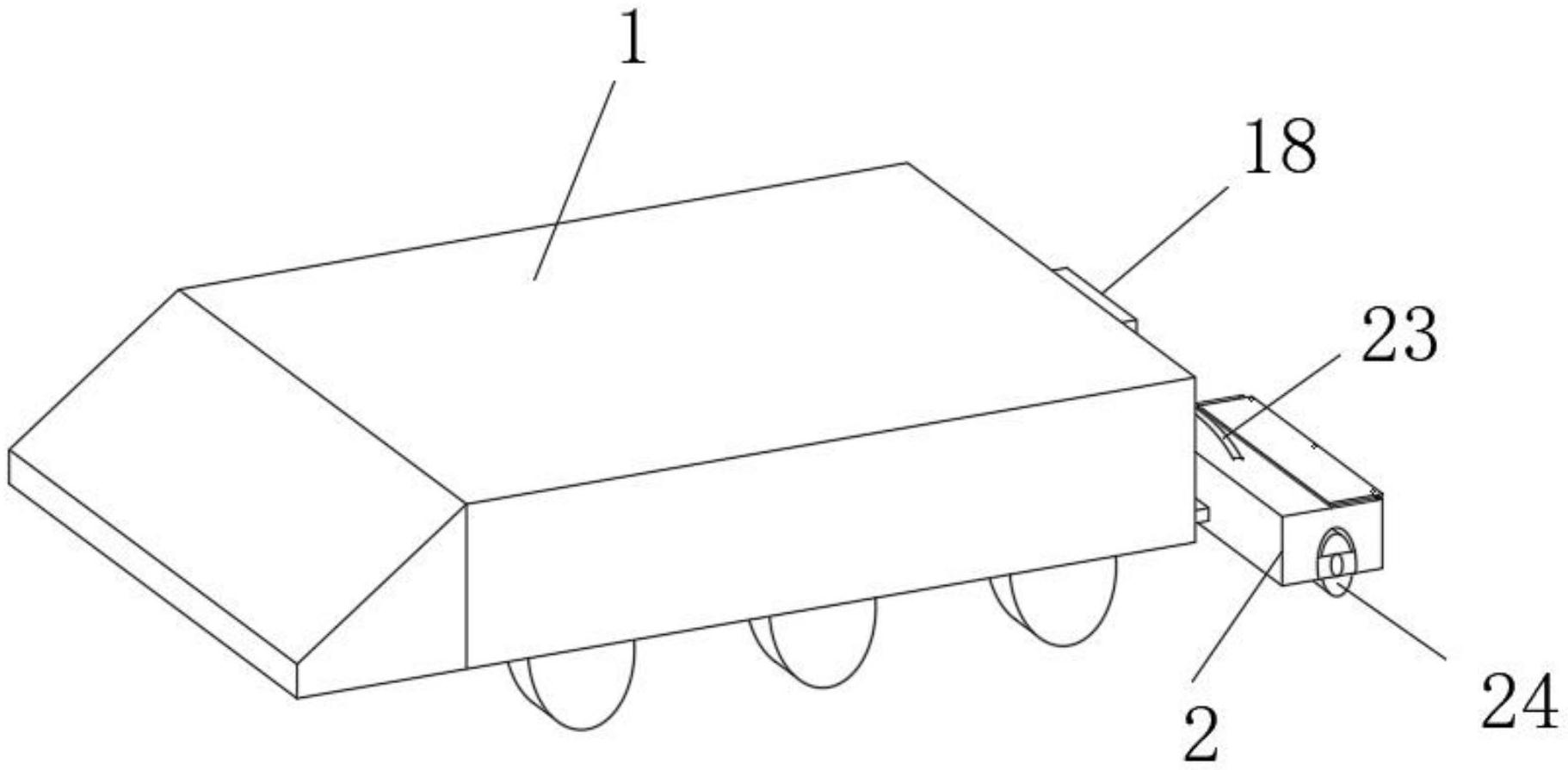 摘要附圖摘要本實用新型公開了一種可清掃用的移動agv,包括小車主體