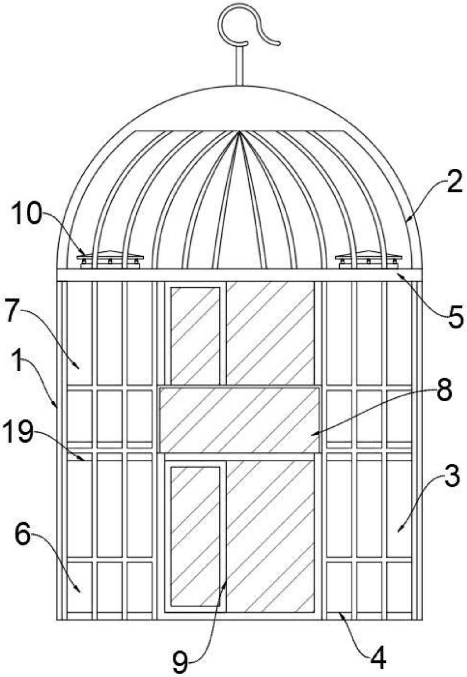 一种通风系统好的鸟笼集成建筑-爱企查