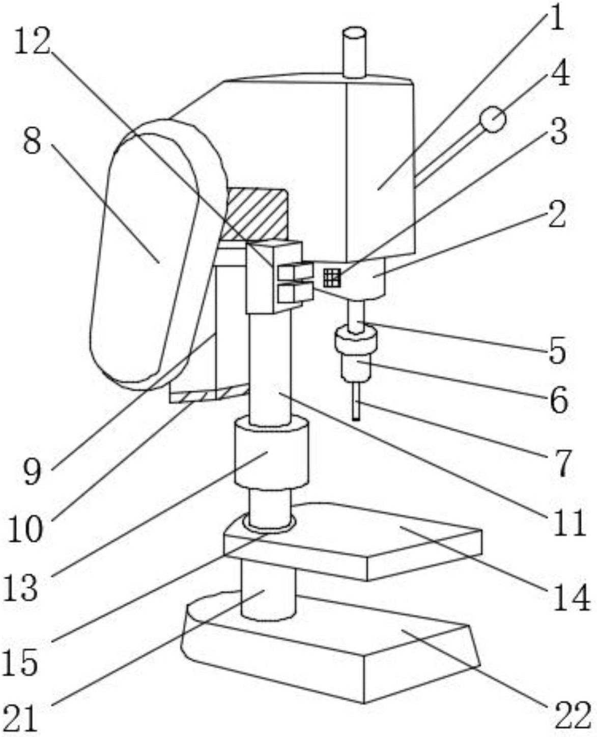 一种带有消音装置的台式攻丝机-爱企查