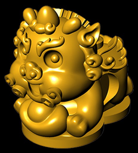 串饰(天赐福禄单角貔貅)-爱企查