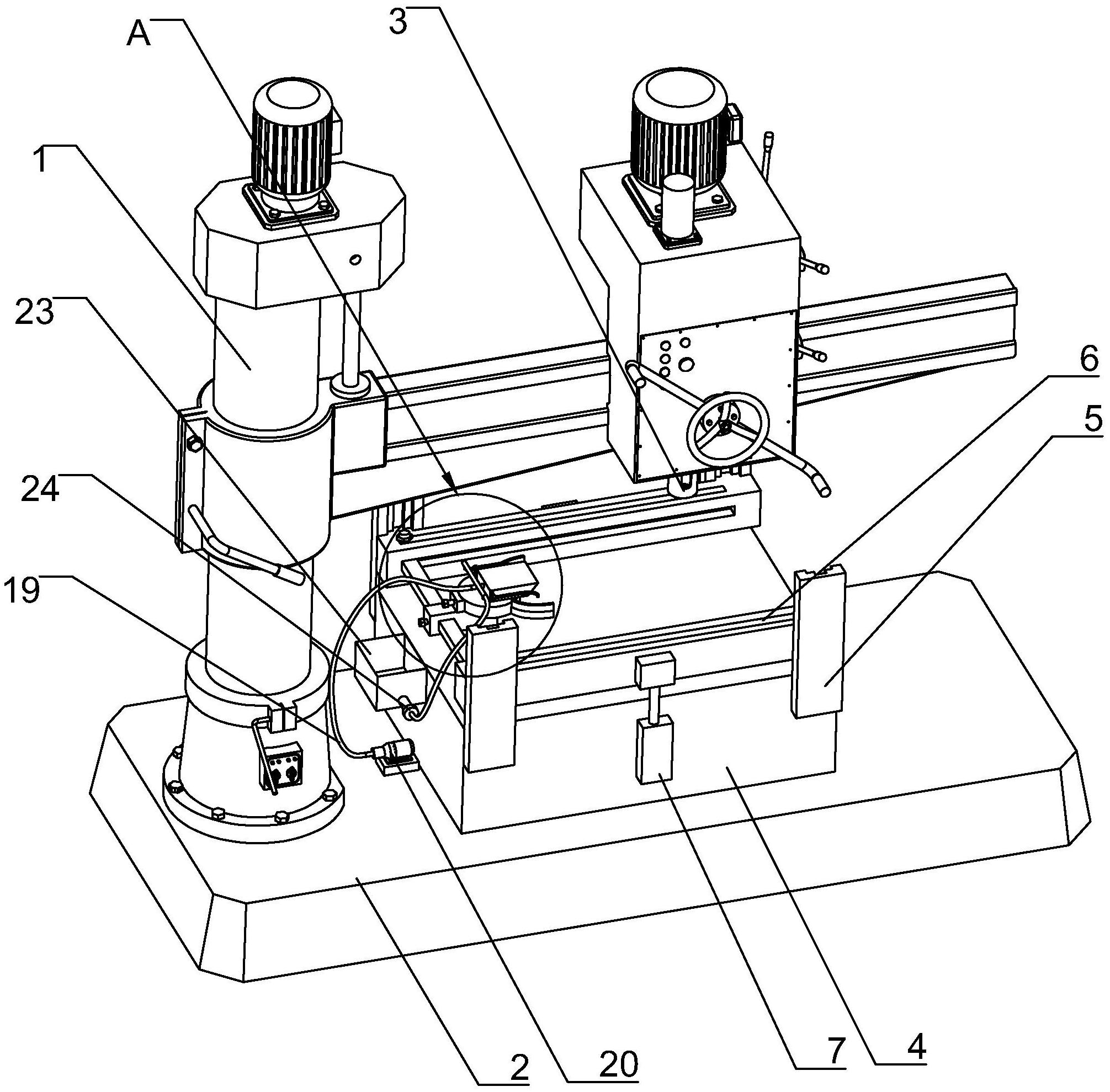 一种摇臂钻床的钻孔排屑装置-爱企查