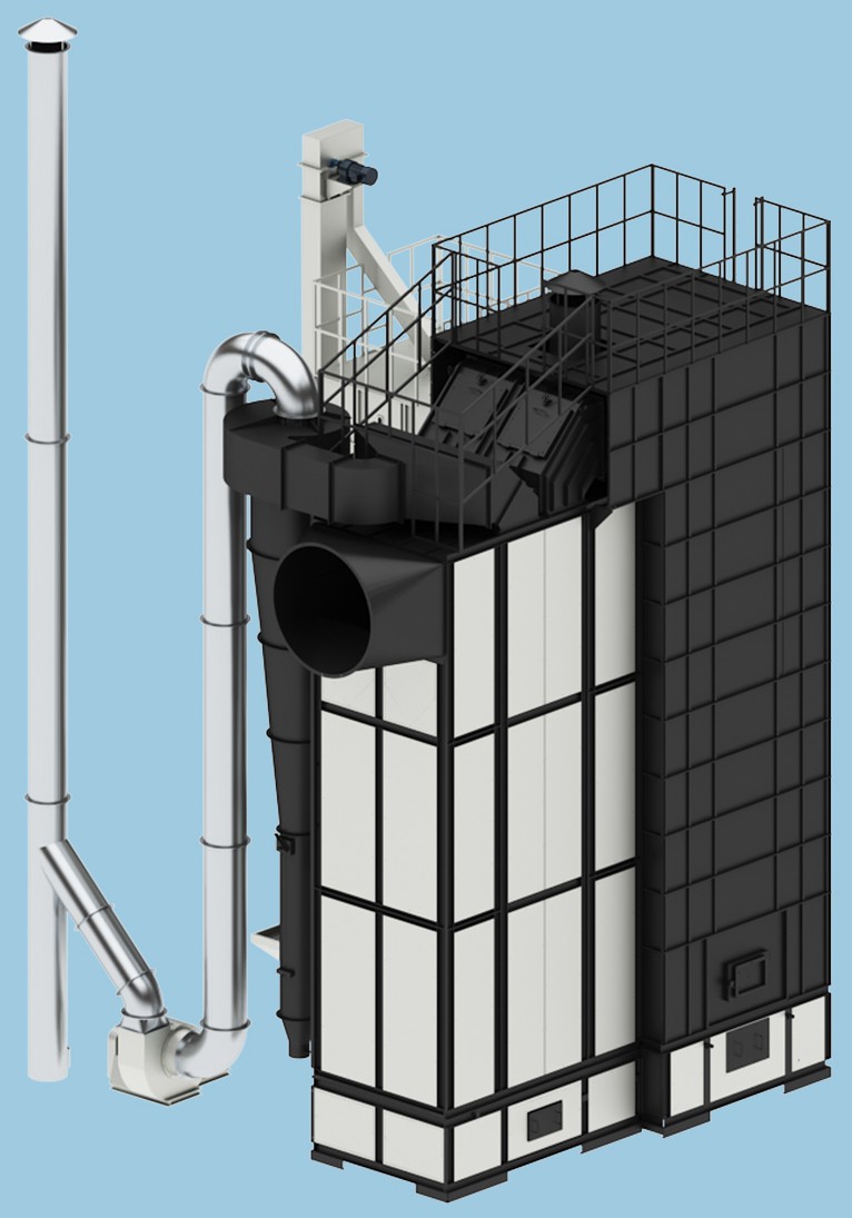 本外观设计产品的名称:生物质热风炉.2.