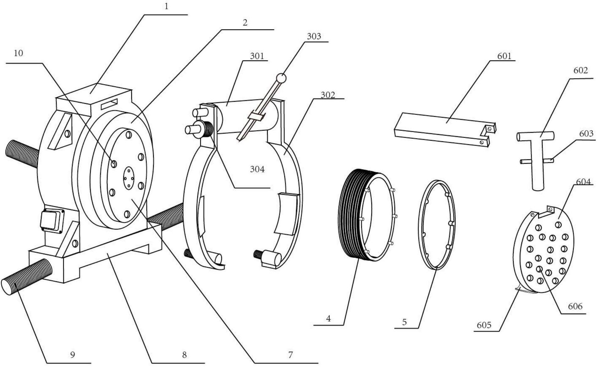 摘要附图摘要本实用新型提出一种载货电梯曳引机,包括电动机,制动轮
