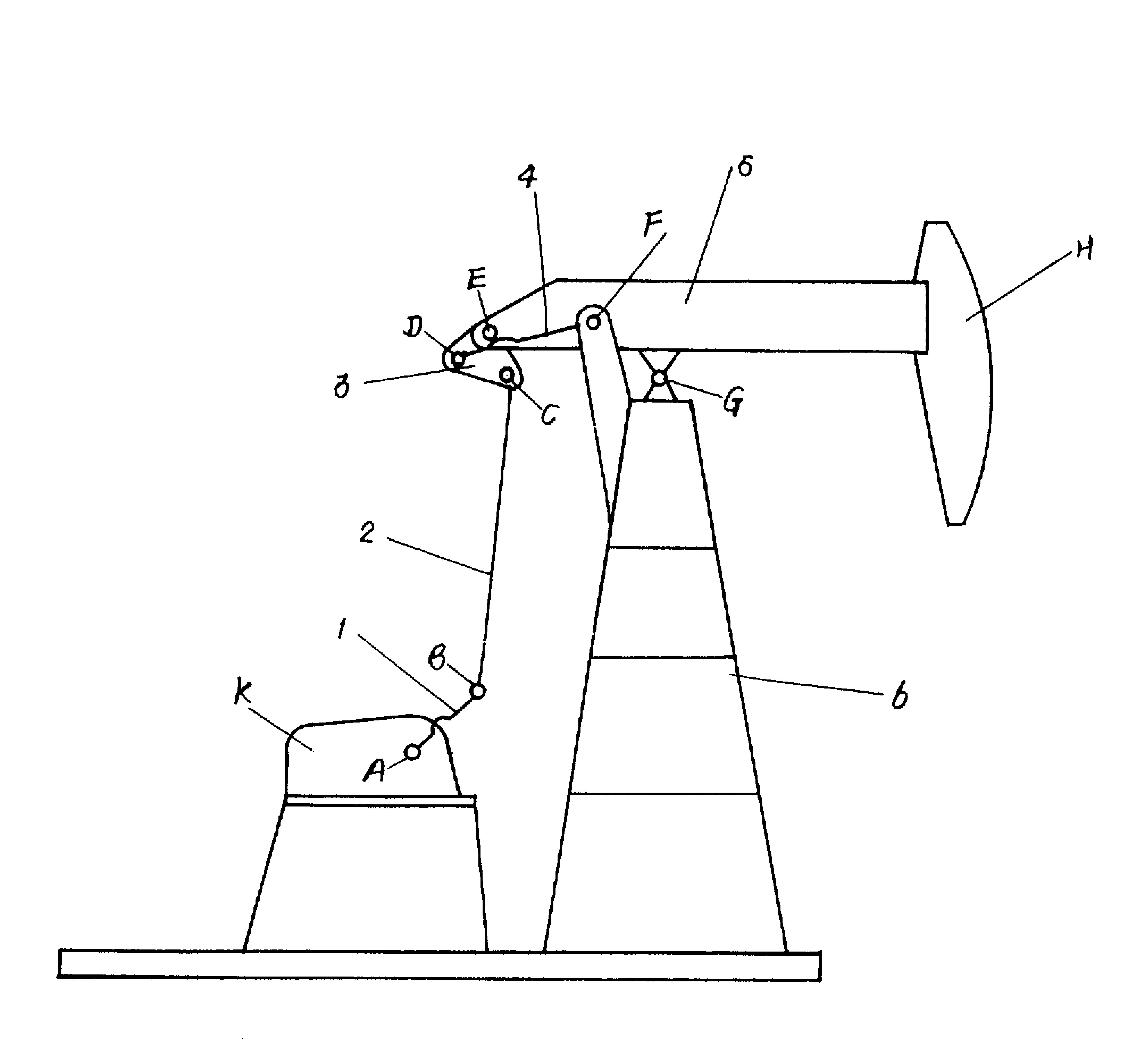 一种六连杆游梁抽油机-爱企查