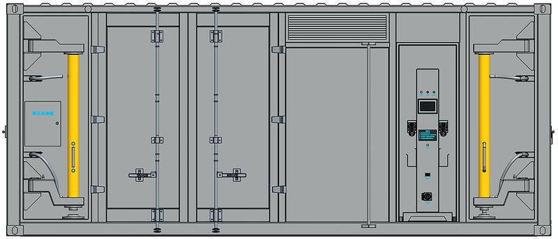 摘要附图摘要1.本外观设计产品的名称:移动储能方舱. 2.