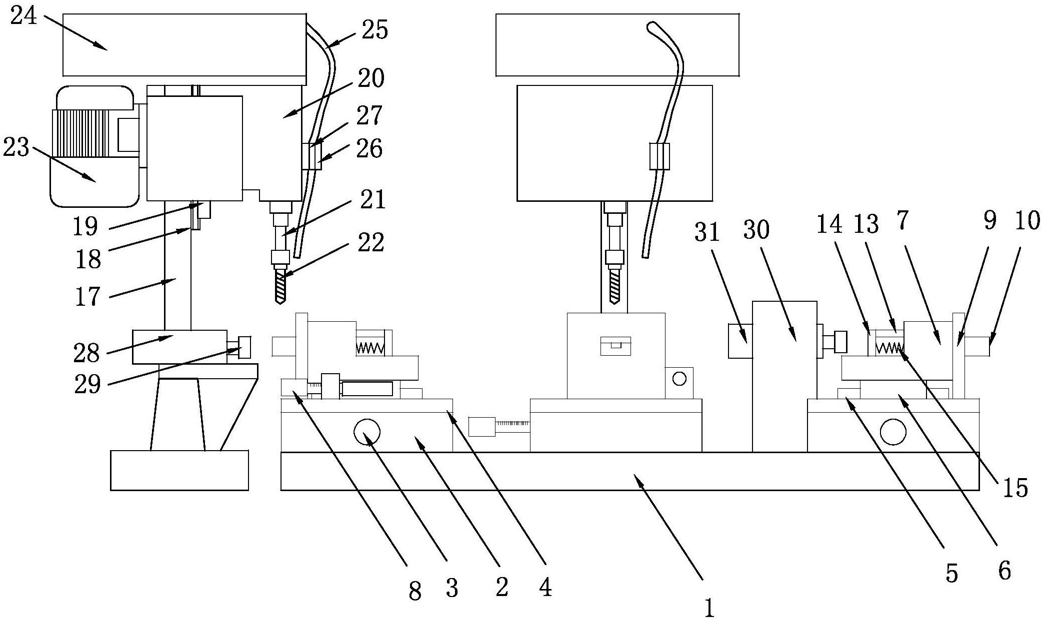 一种全自动钻孔攻牙机-爱企查