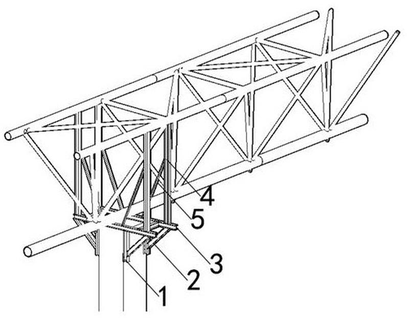 桁架式支架图图片