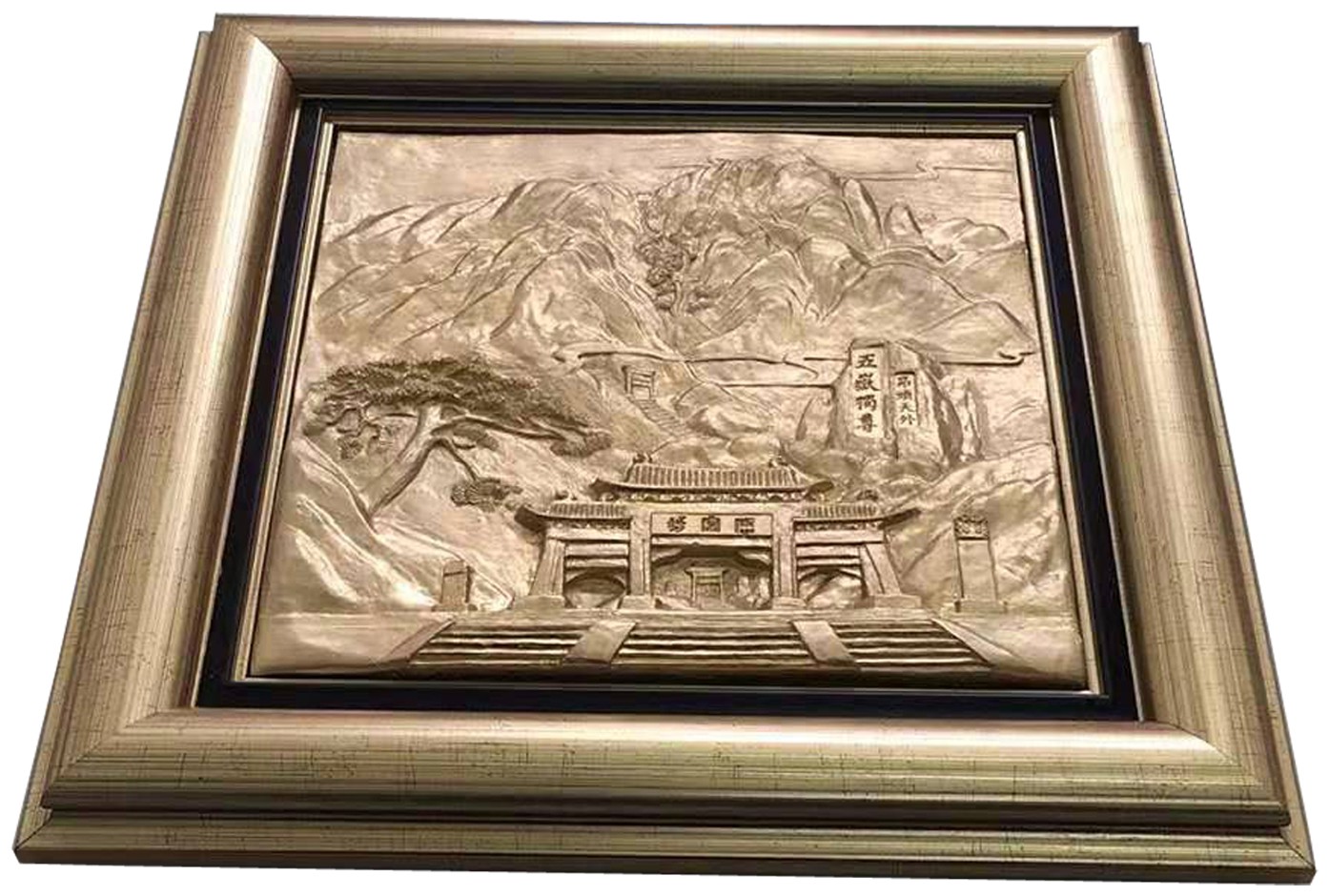 壁挂浮雕画(泰山之魄)-爱企查