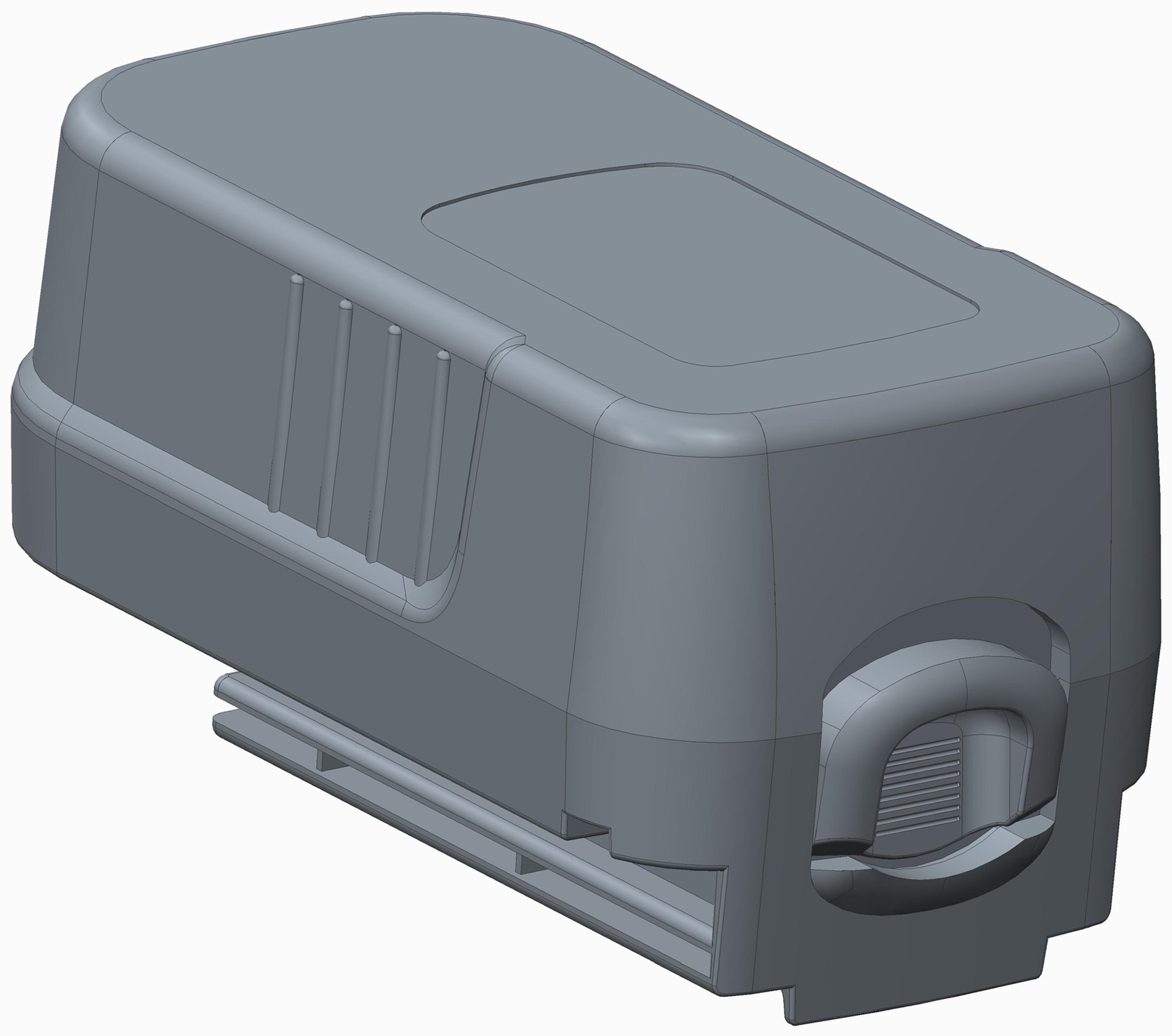 摘要附图摘要1.本外观设计产品的名称:电池盒(18v).2.