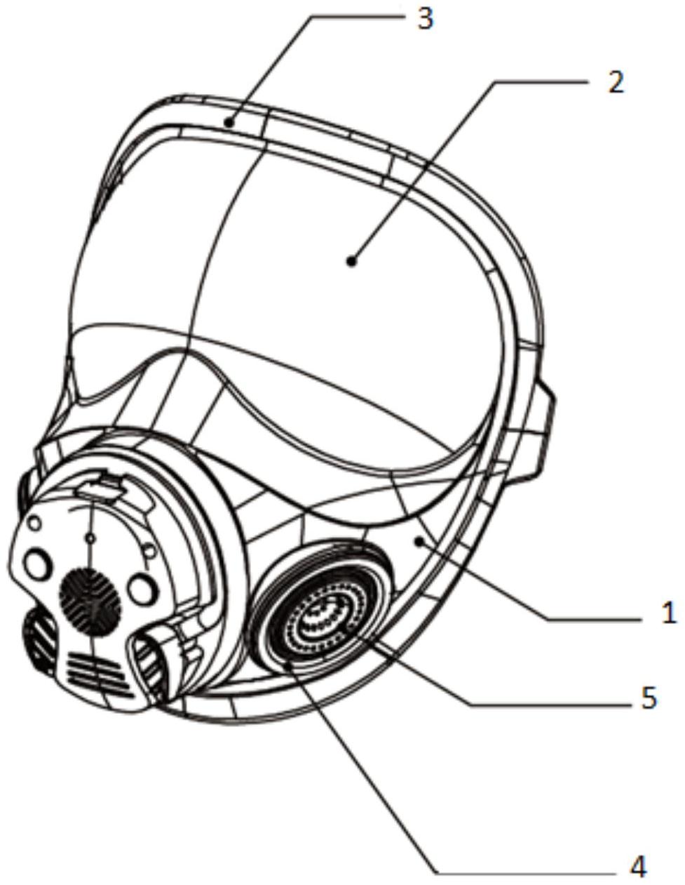 防毒面具画法侧面图片