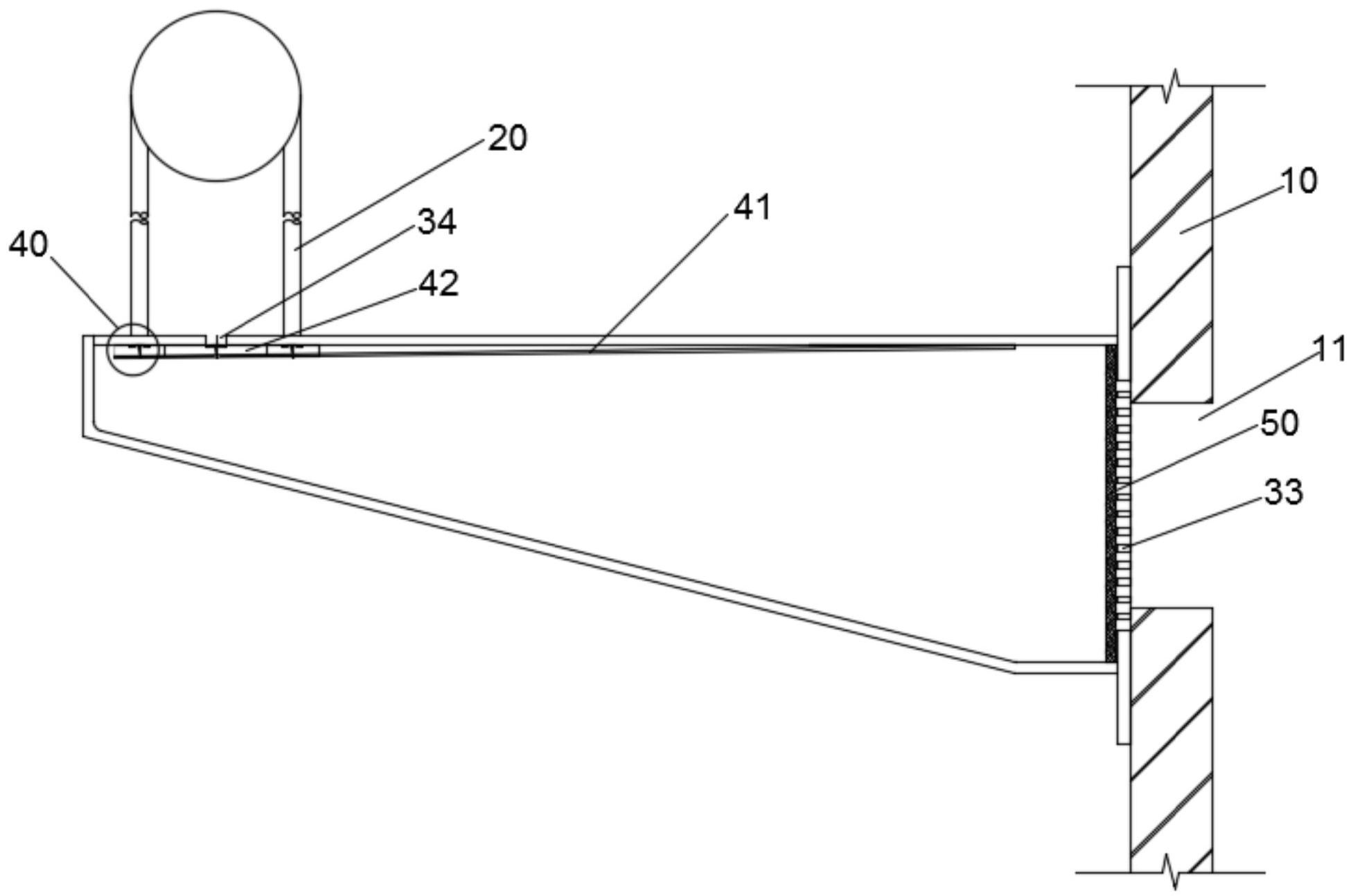一种钢沉井助沉用的空气幕气龛结构