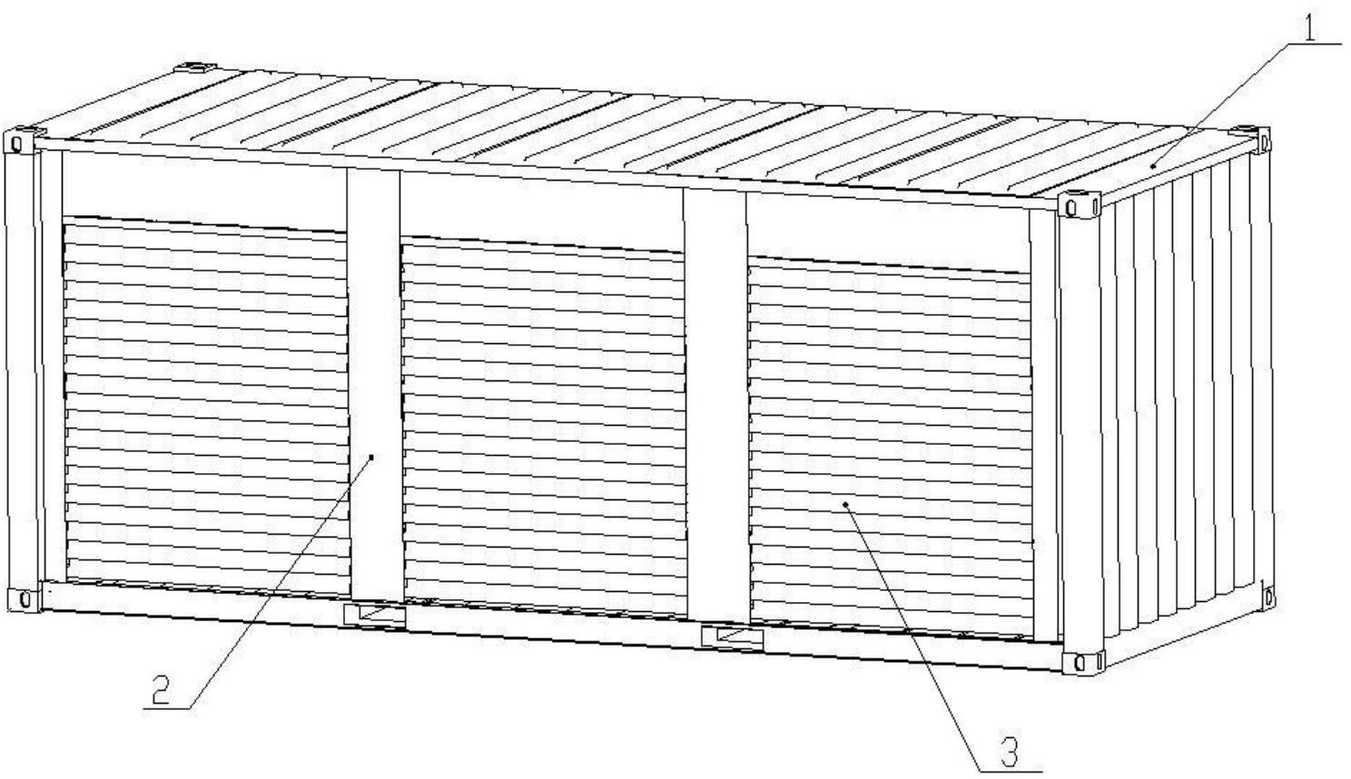 一种卷帘门集装箱