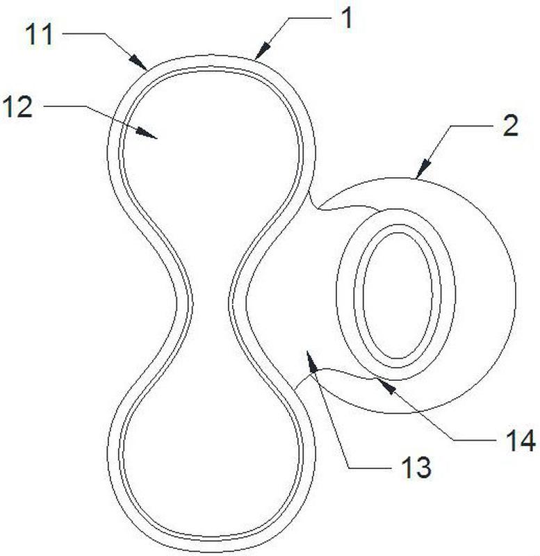 摘要附图摘要本实用新型公开了一种壁挂式塑料沙漏,其结构包括沙漏,挂