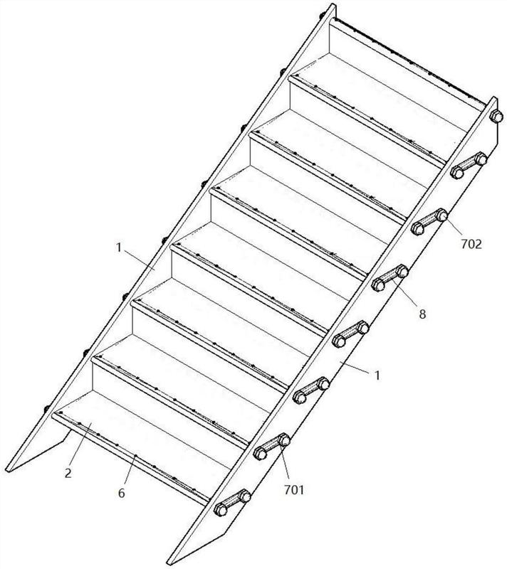 一种装配式钢结构楼梯结构-爱企查