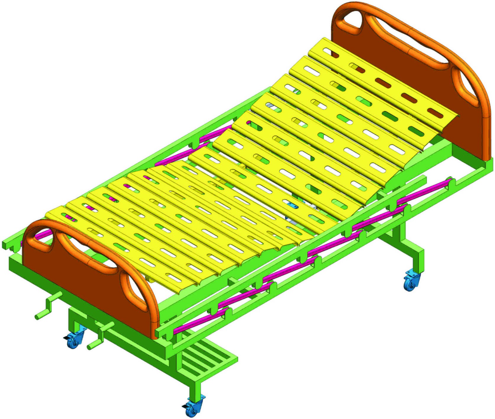医院可调整角度的病人床-爱企查